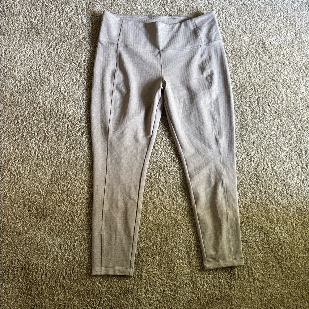 Athleta Like Newherringbone Patterned Leggings In… - image 2